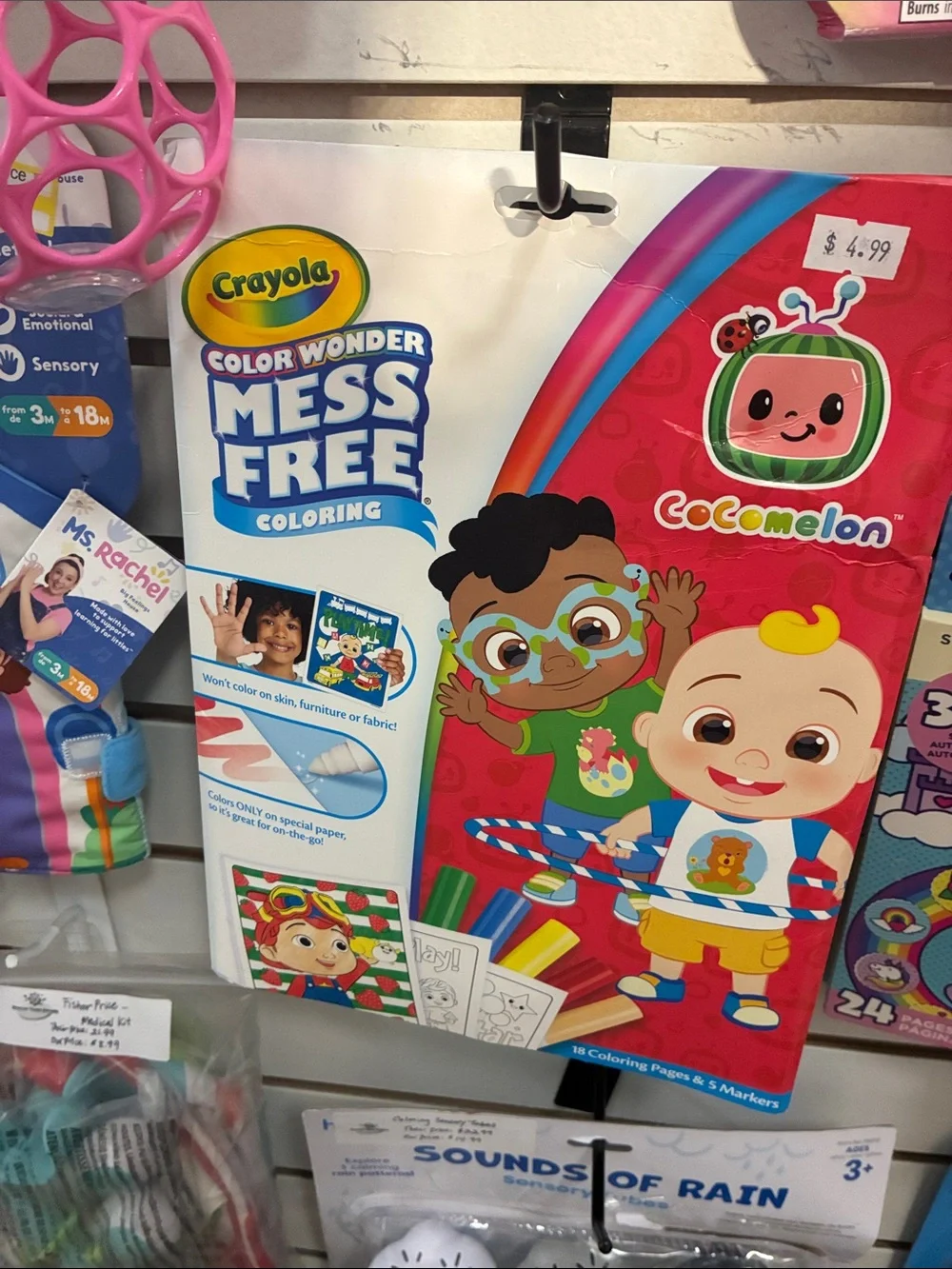 Crayola Color Wonder Mess Free Coloring Kit - Multicolor Cocomelon